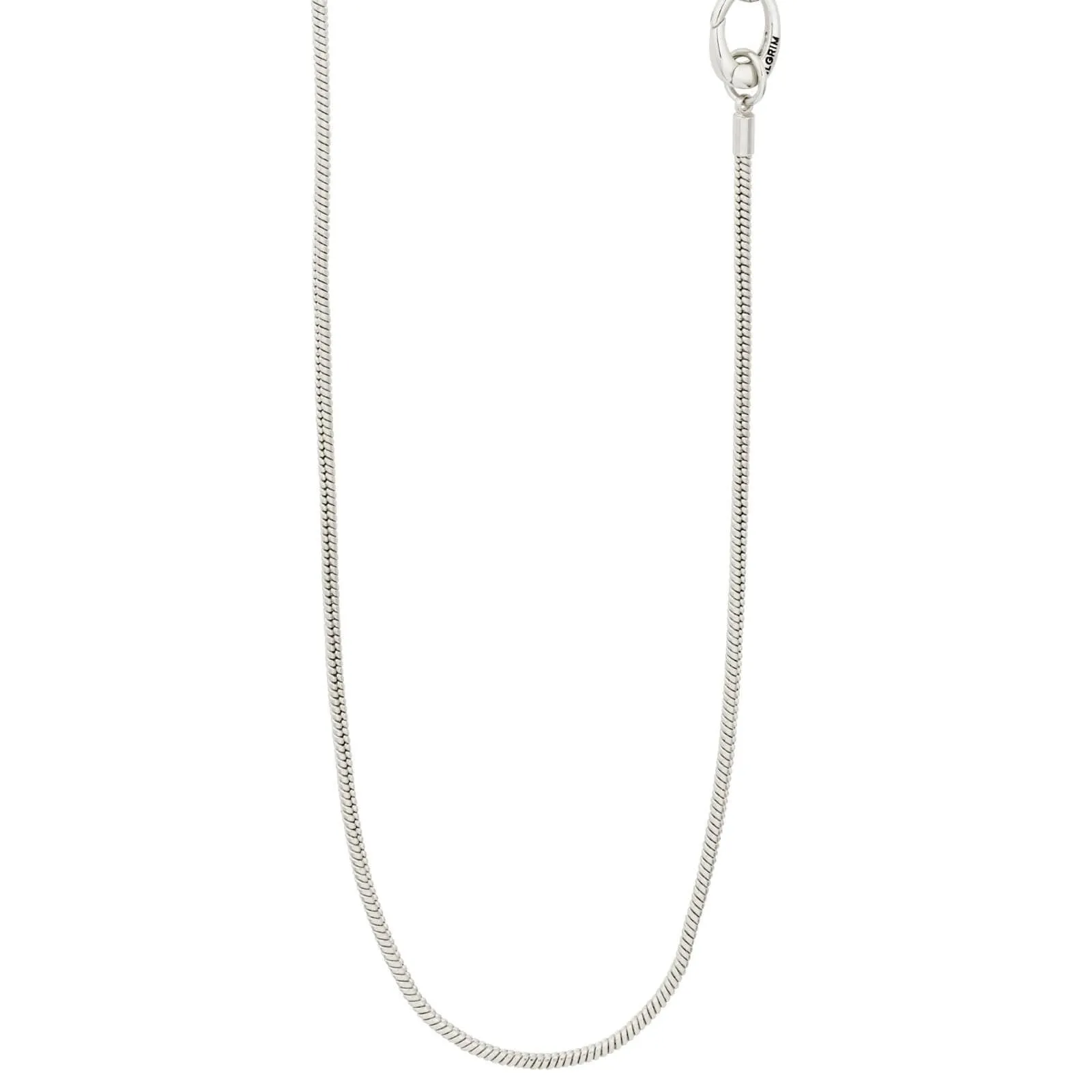 Pilgrim Solidarity Silver Snake Chain Necklace