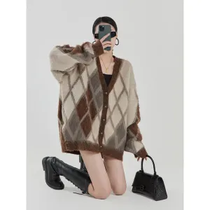 Plaid Cardigan