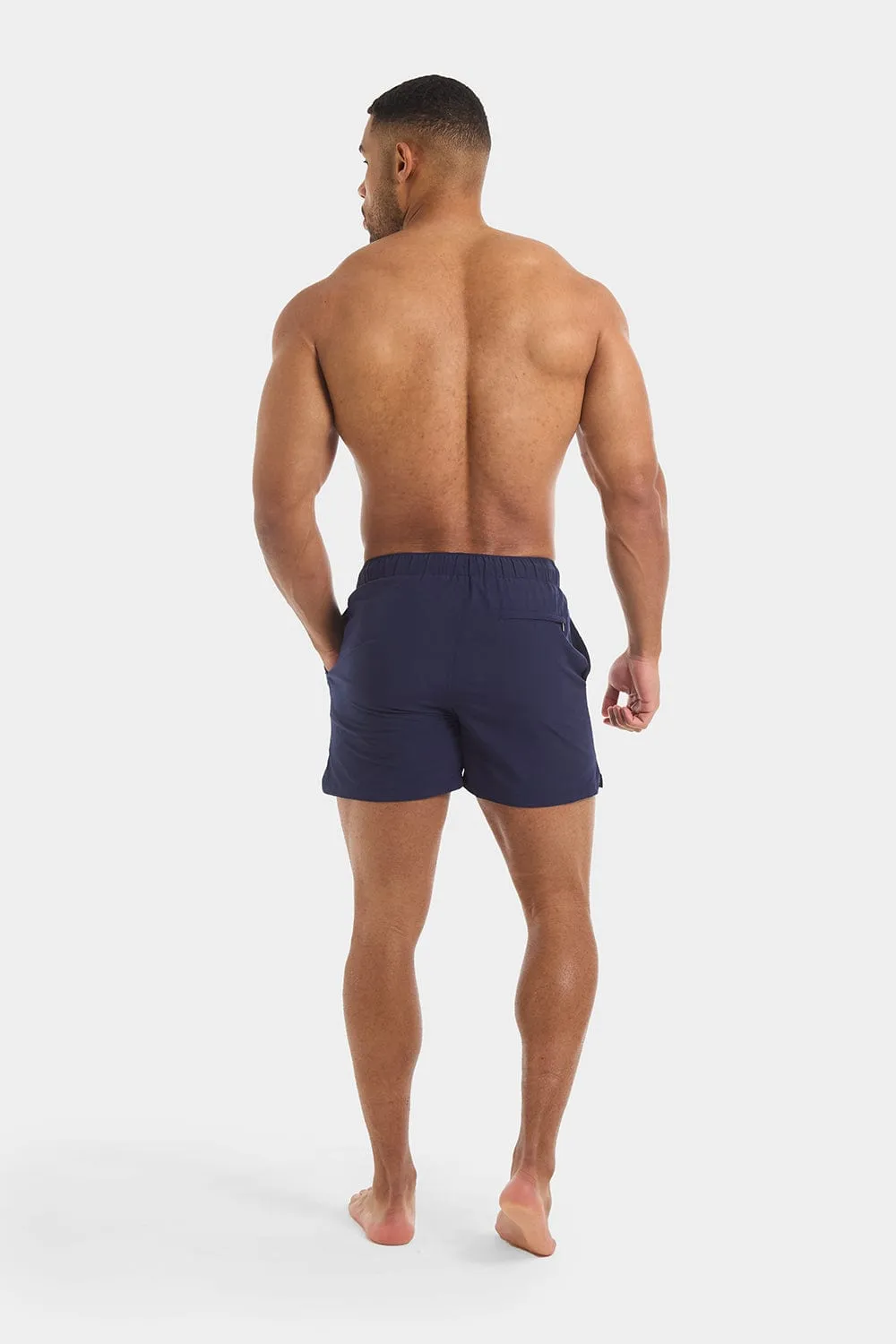 Plain Swim Short in Navy