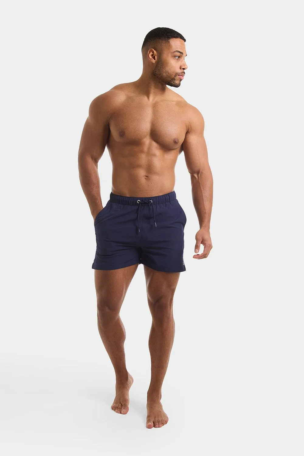 Plain Swim Short in Navy