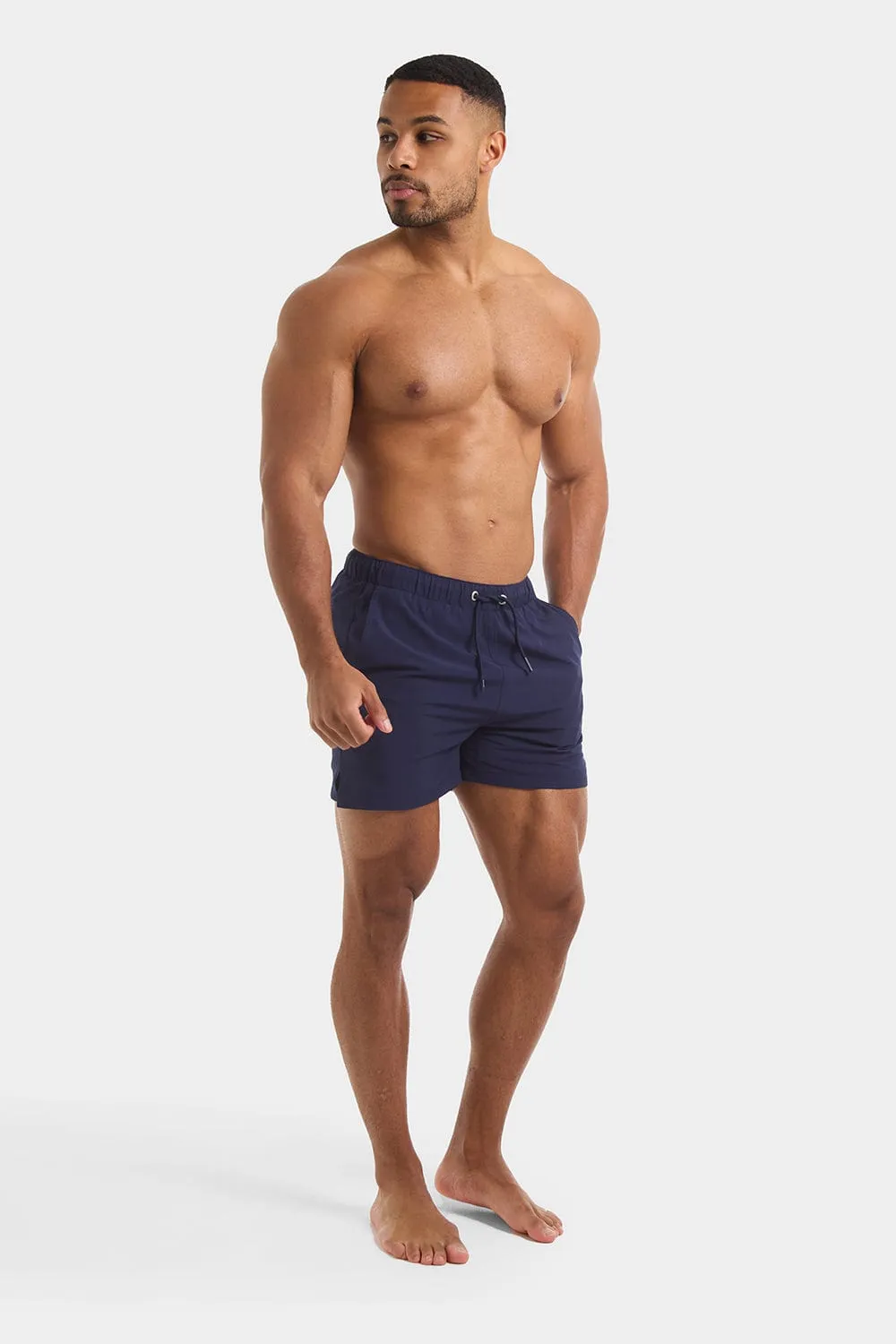 Plain Swim Short in Navy