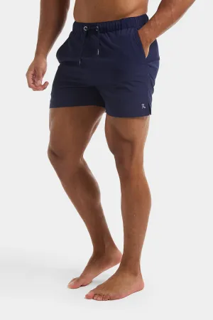 Plain Swim Short in Navy