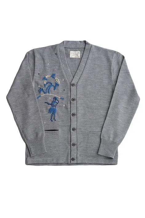 Porter Classic - ★★★ SPECIAL CUSTOM WOOL FULA CARDIGAN - GRAY