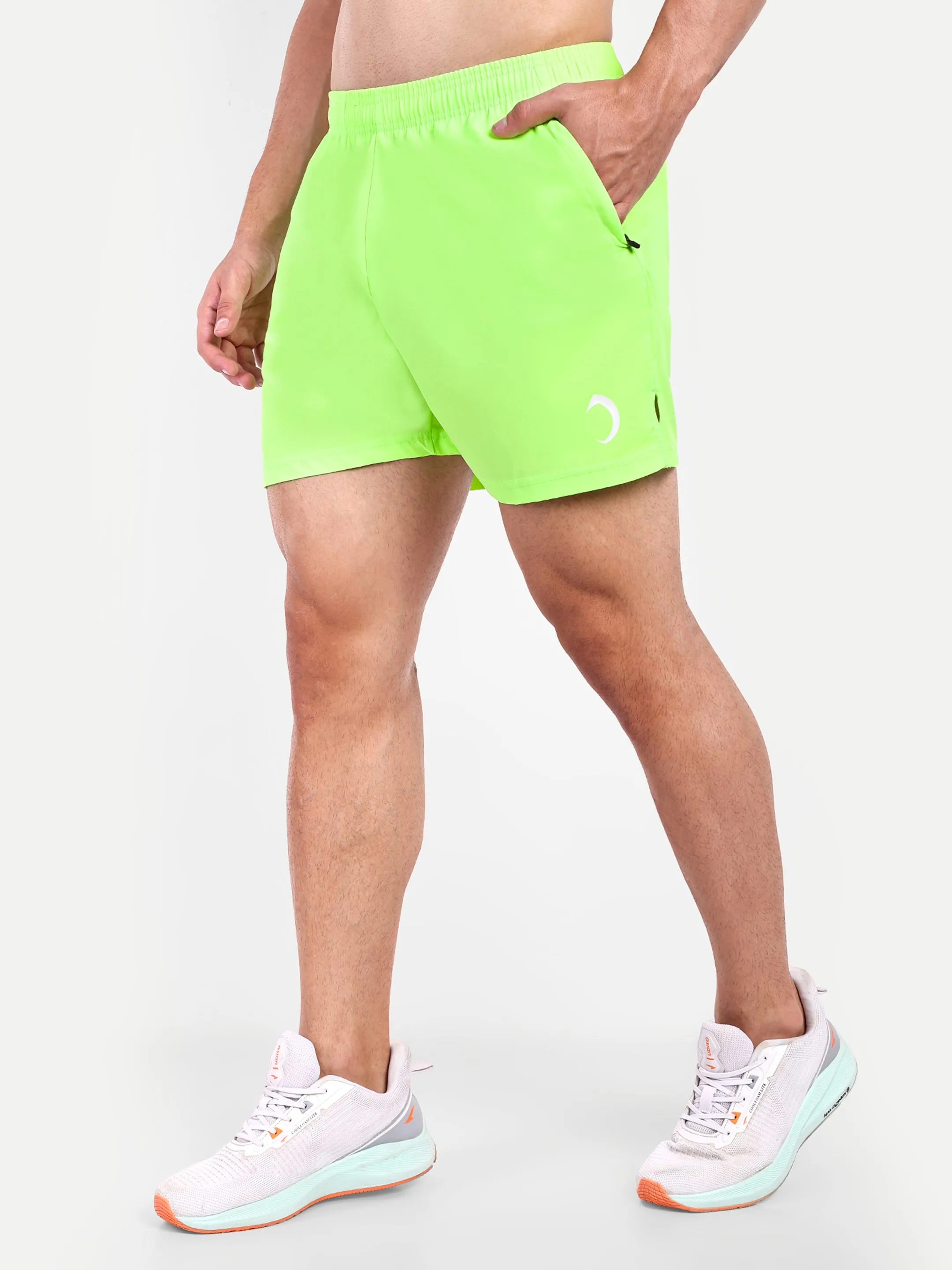 Power 5" Shorts - Neon Green