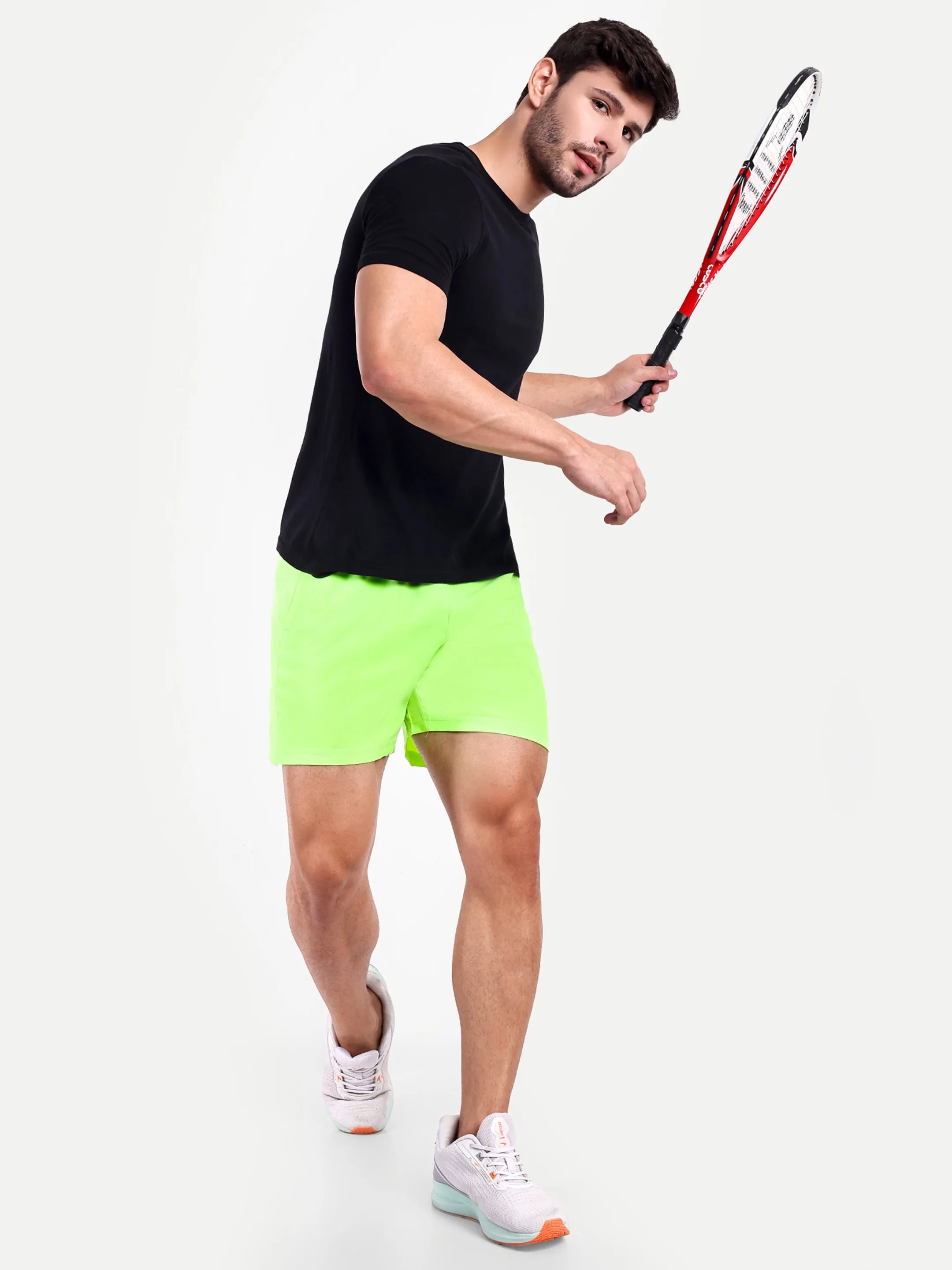Power 5" Shorts - Neon Green