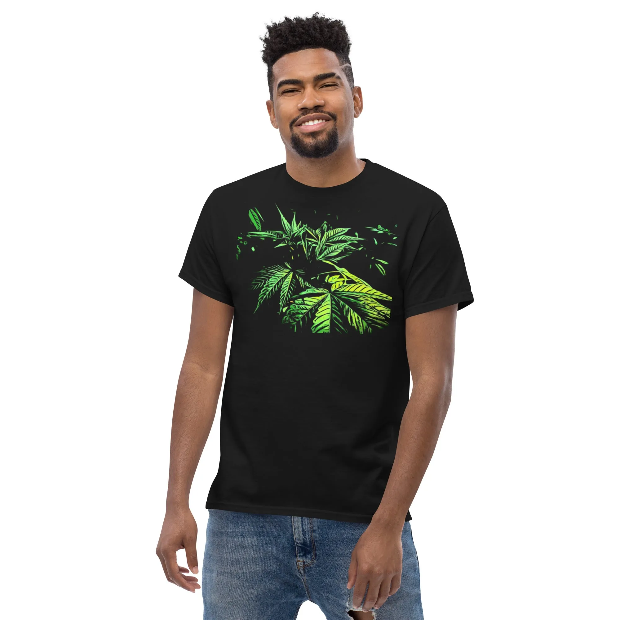 Praying Cannabis Plant Unisex T-shirt