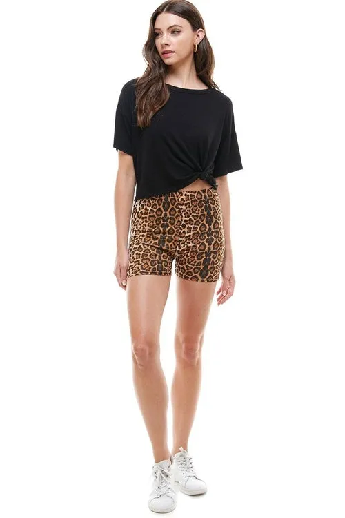 Printed Biker Shorts – Bold and Sporty