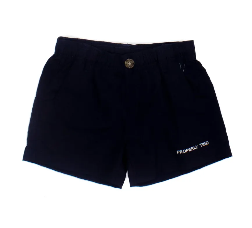 Properly Tied Boys Mallard Short - Navy