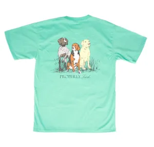 Properly Tied Boys Triple Dog S/S -  Wash Green