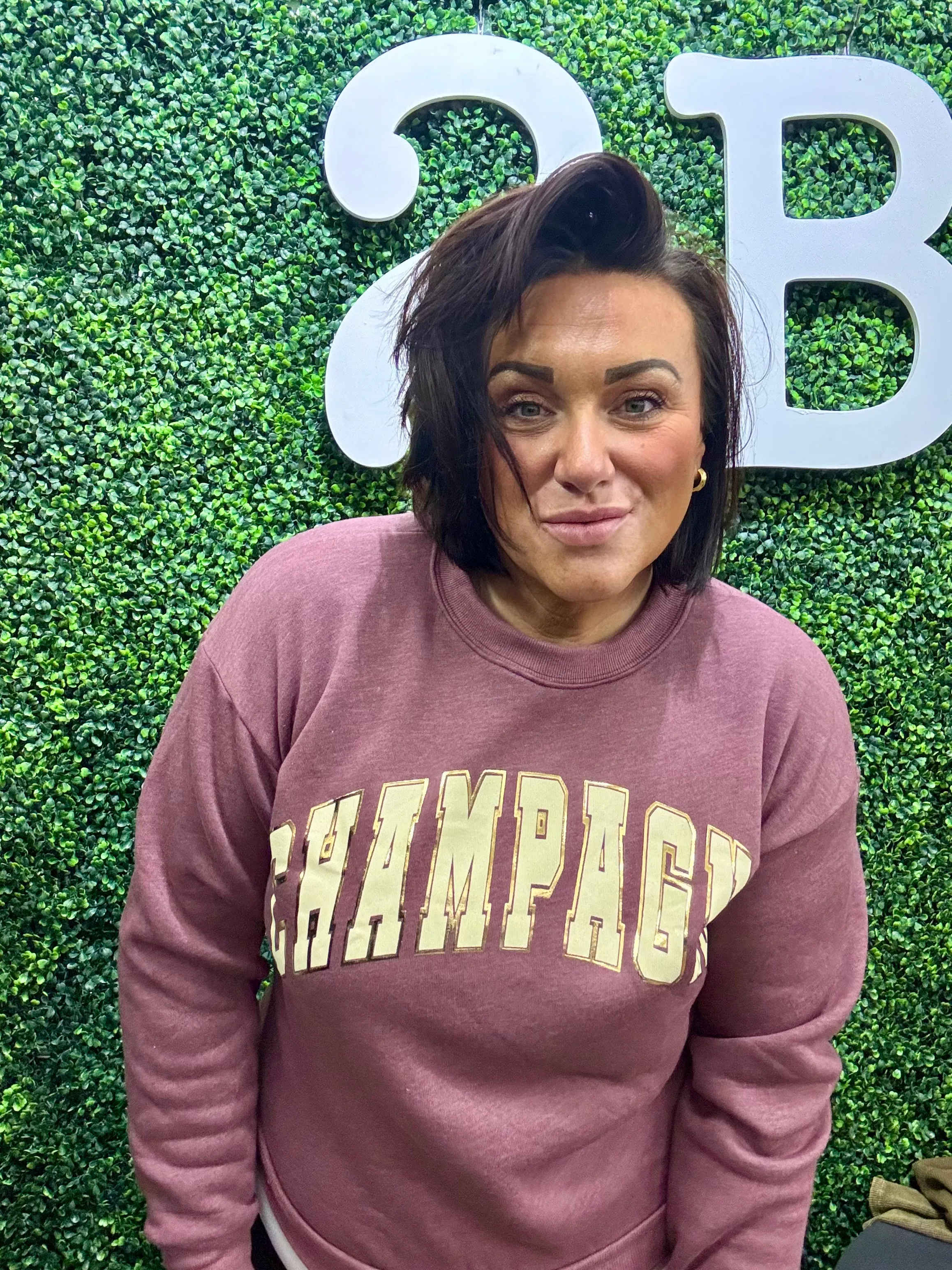 PST CHAMPAGNE FOIL SWEATSHIRT