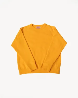 Pullover Crew Neck - Super Looper French Terry - Marigold