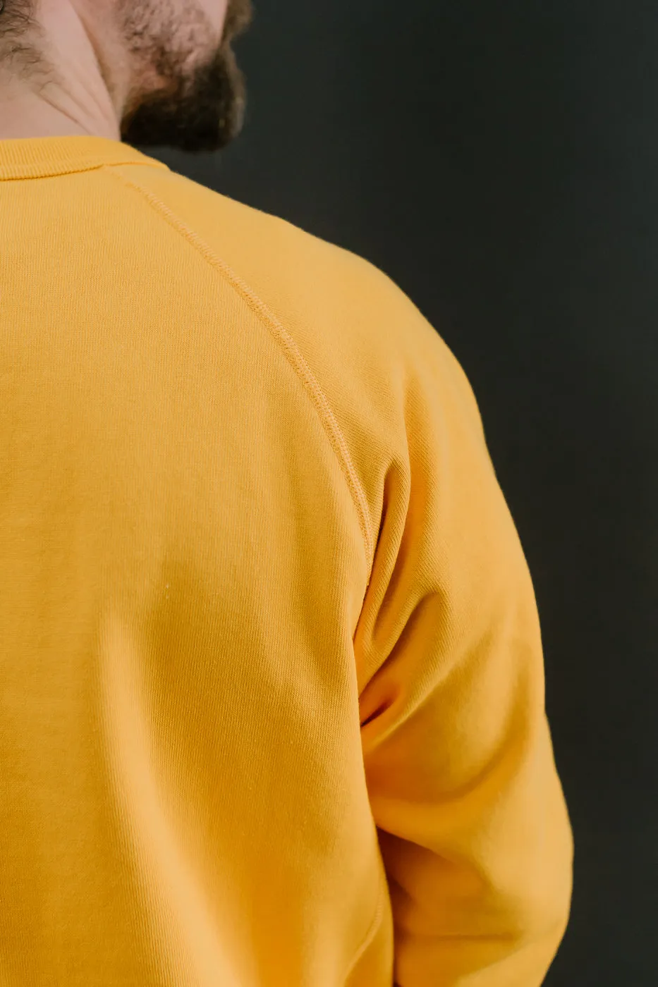Pullover Crew Neck - Super Looper French Terry - Marigold