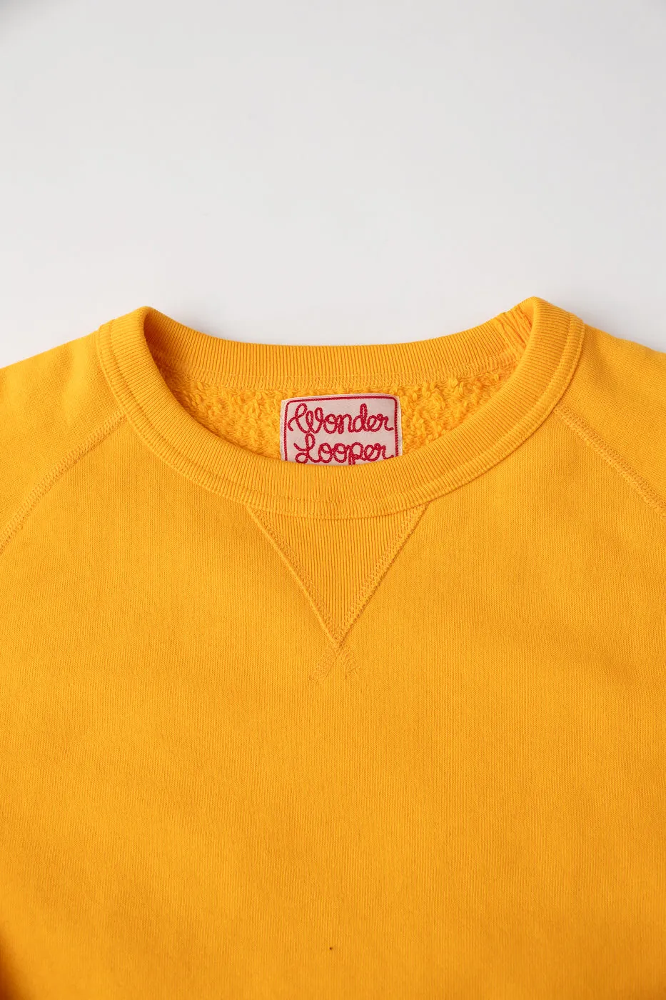 Pullover Crew Neck - Super Looper French Terry - Marigold