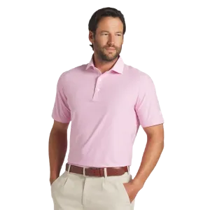Puma AP Jacquard Stripe Golf Polo - Pink