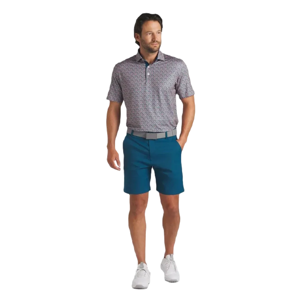 Puma MATTR Essex Golf Polo - Navy/Pink