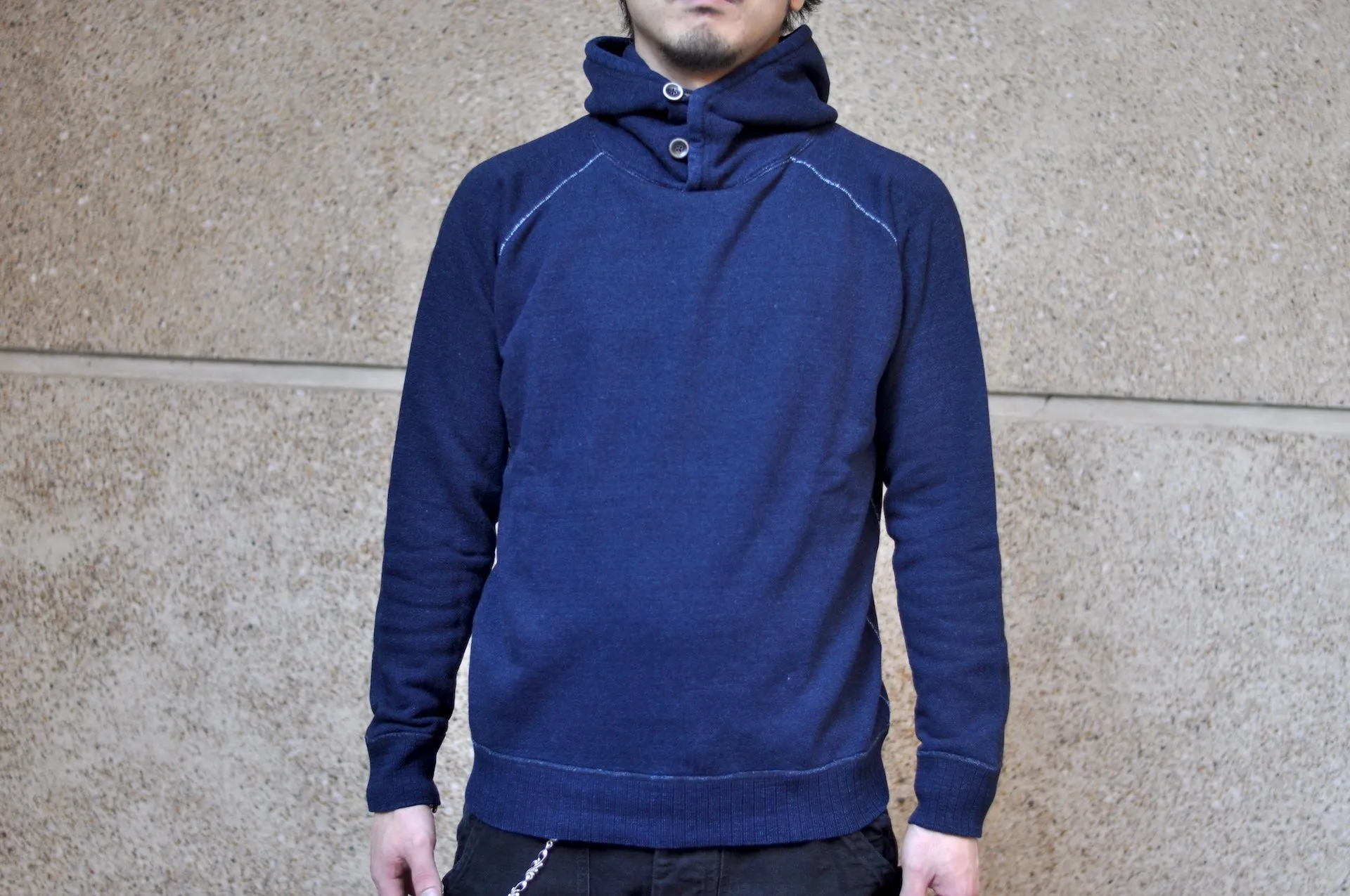 Pure Blue Japan Indigo Dyed "Classic" Raglan Pullover