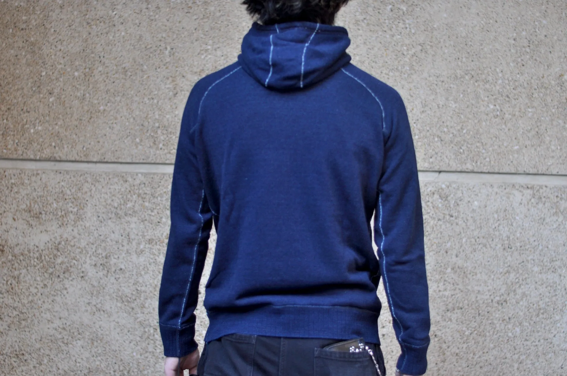 Pure Blue Japan Indigo Dyed "Classic" Raglan Pullover