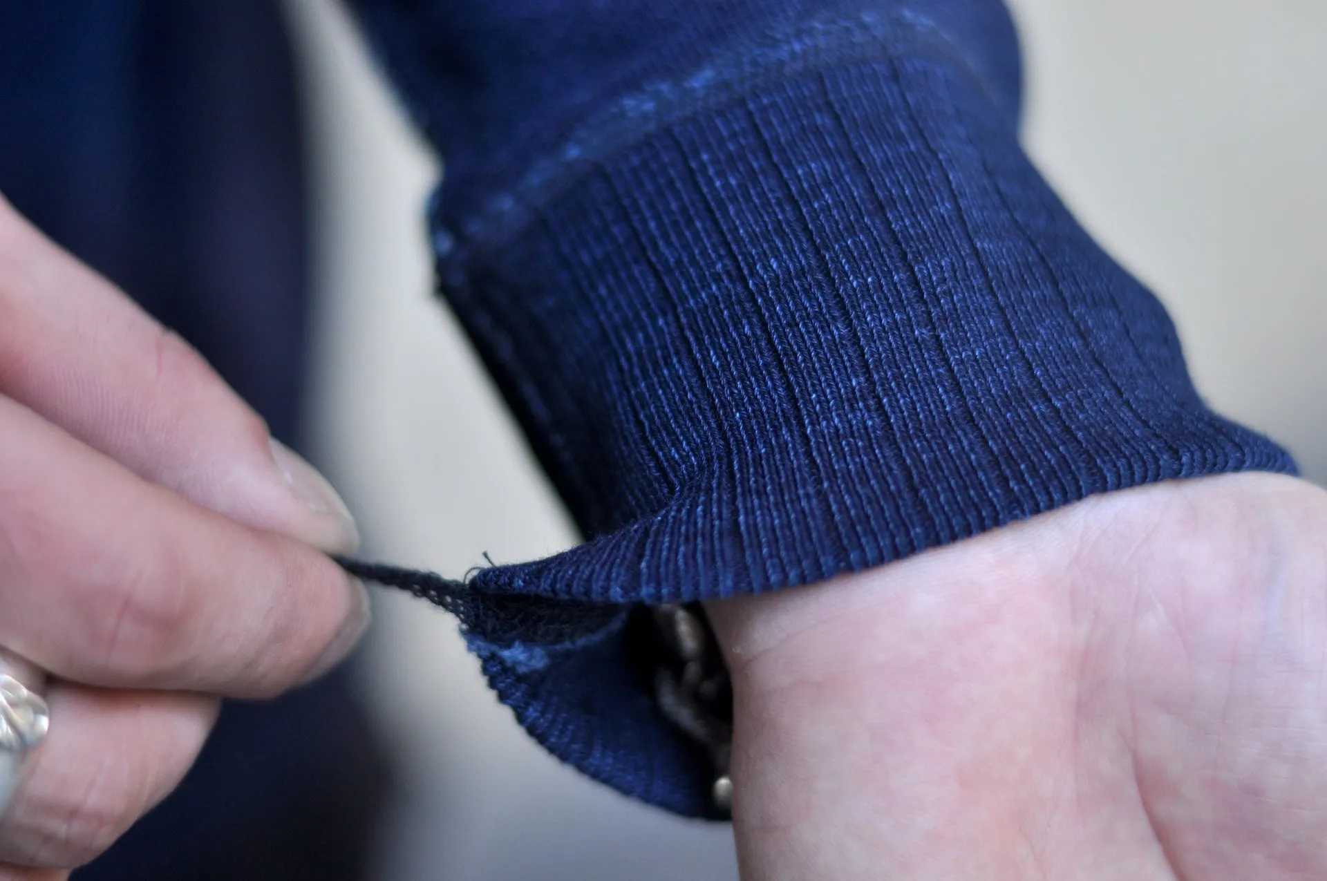 Pure Blue Japan Indigo Dyed "Classic" Raglan Pullover