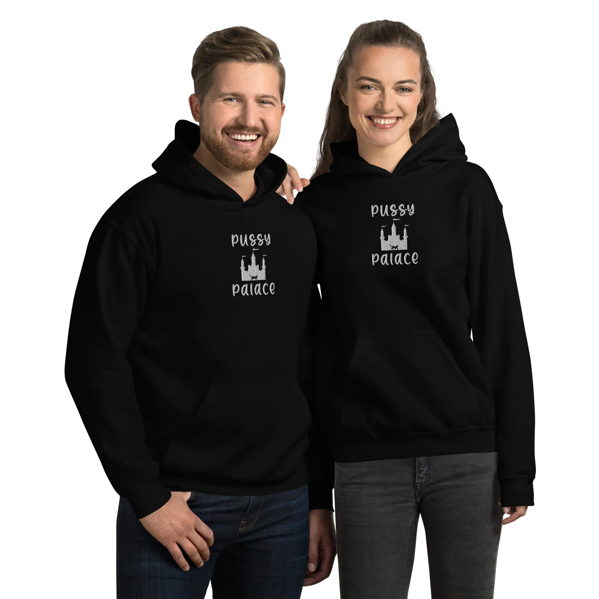 Pussy Palace Embroidered Unisex Hoodie