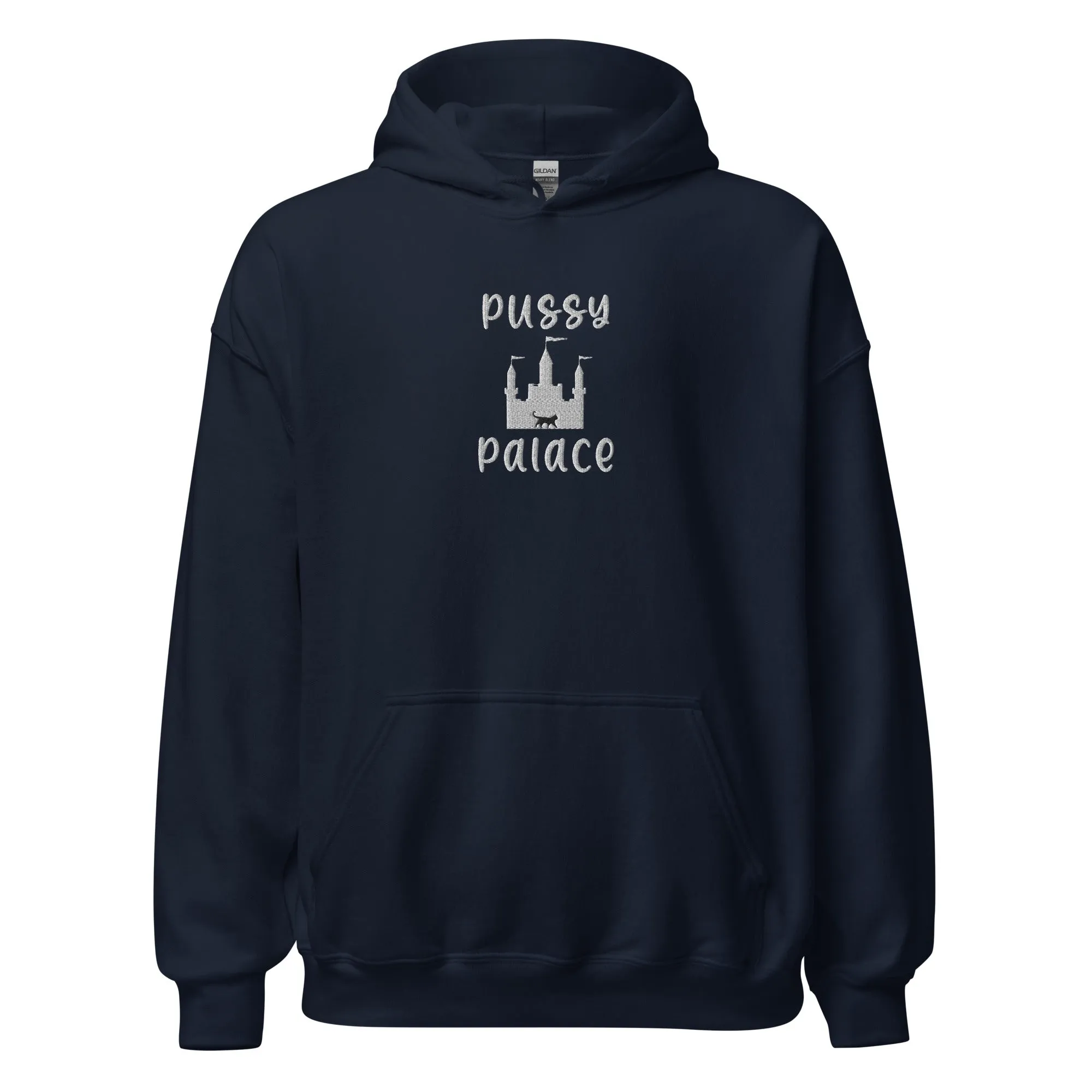 Pussy Palace Embroidered Unisex Hoodie