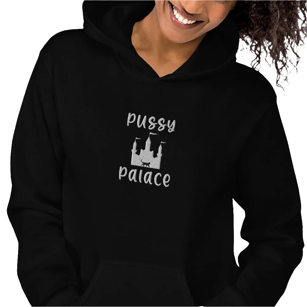 Pussy Palace Embroidered Unisex Hoodie