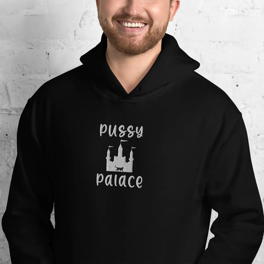 Pussy Palace Embroidered Unisex Hoodie