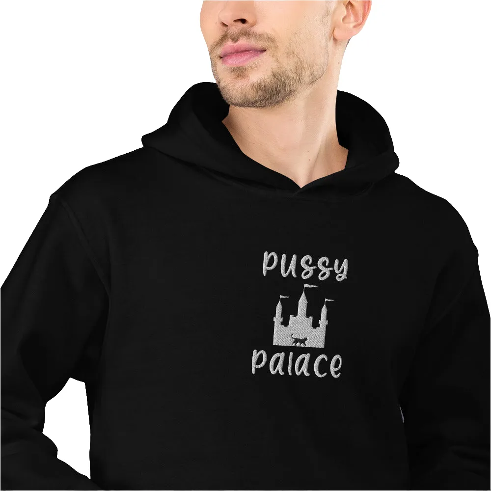 Pussy Palace Embroidered Unisex Hoodie