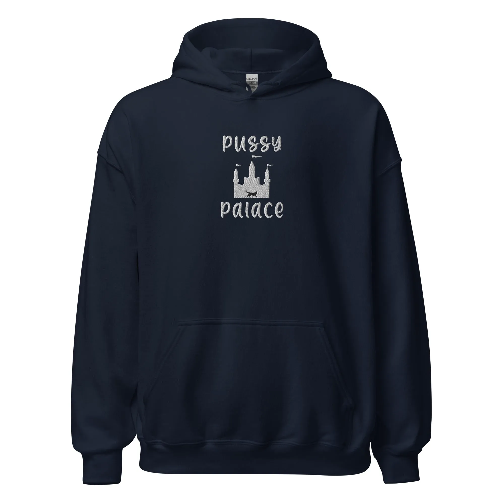 Pussy Palace Embroidered Unisex Hoodie
