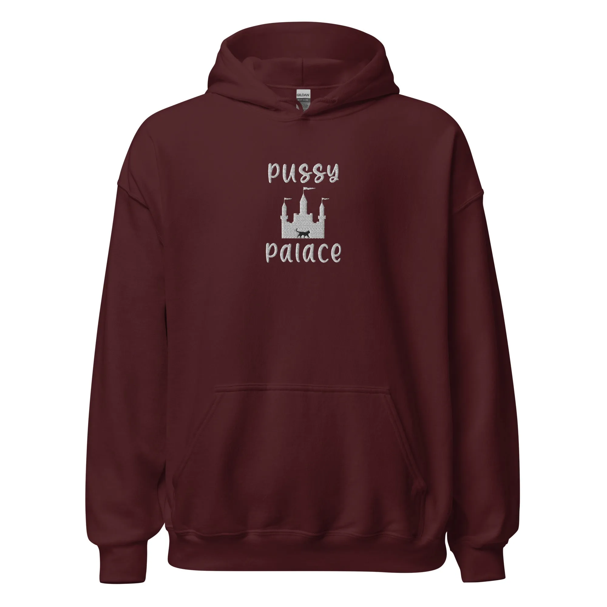 Pussy Palace Embroidered Unisex Hoodie