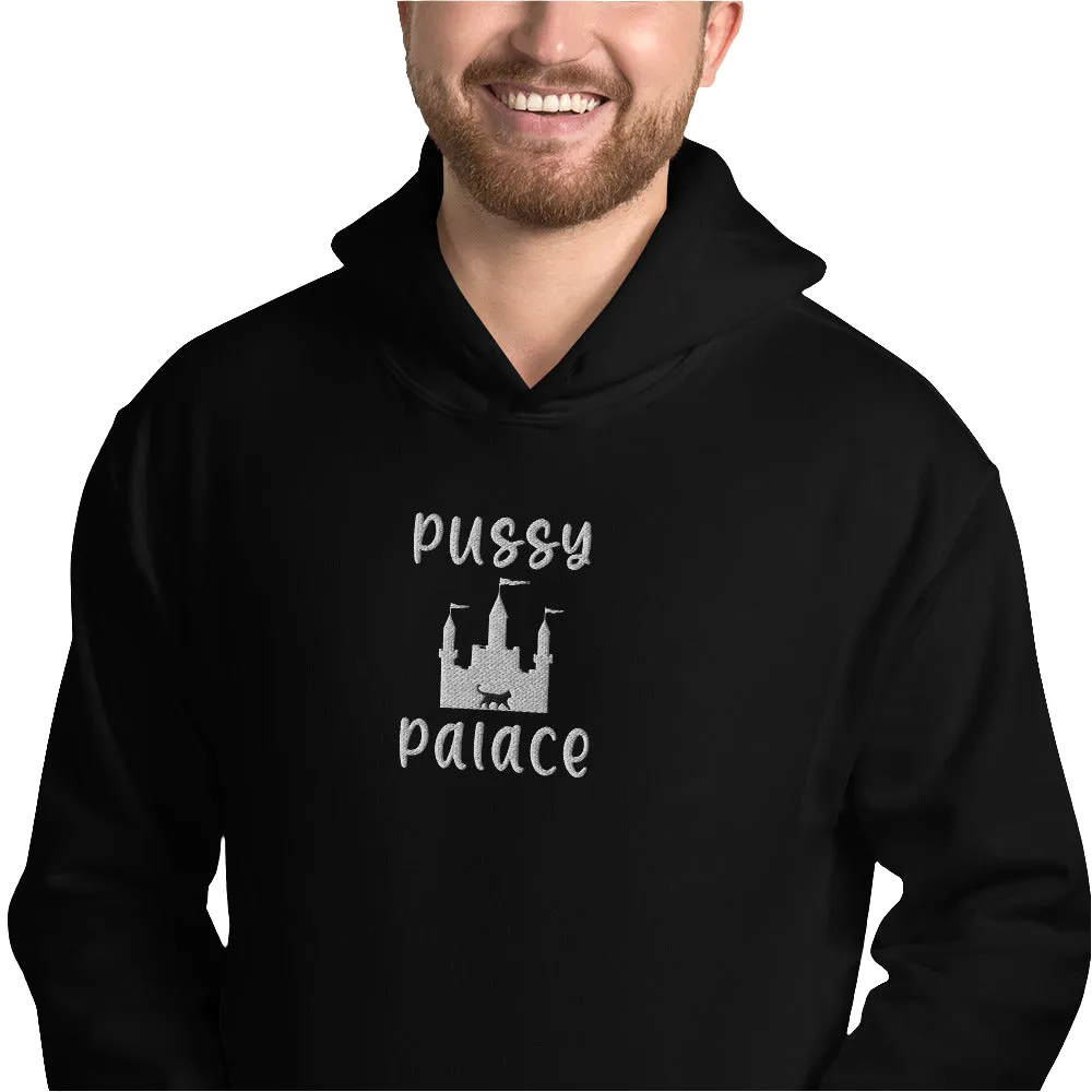 Pussy Palace Embroidered Unisex Hoodie