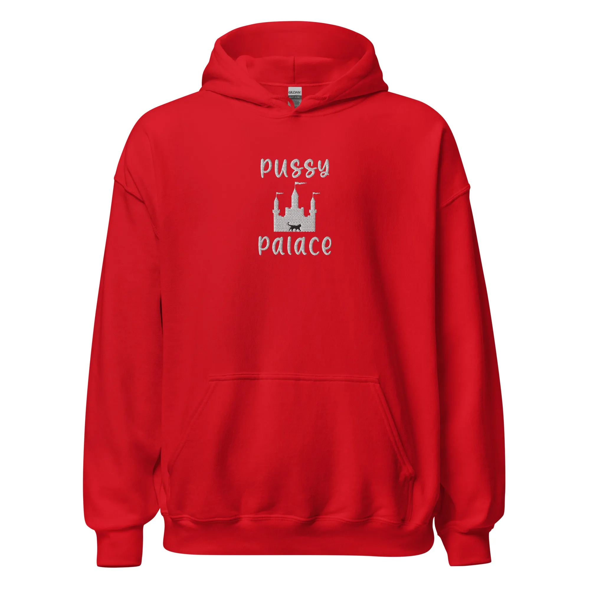 Pussy Palace Embroidered Unisex Hoodie