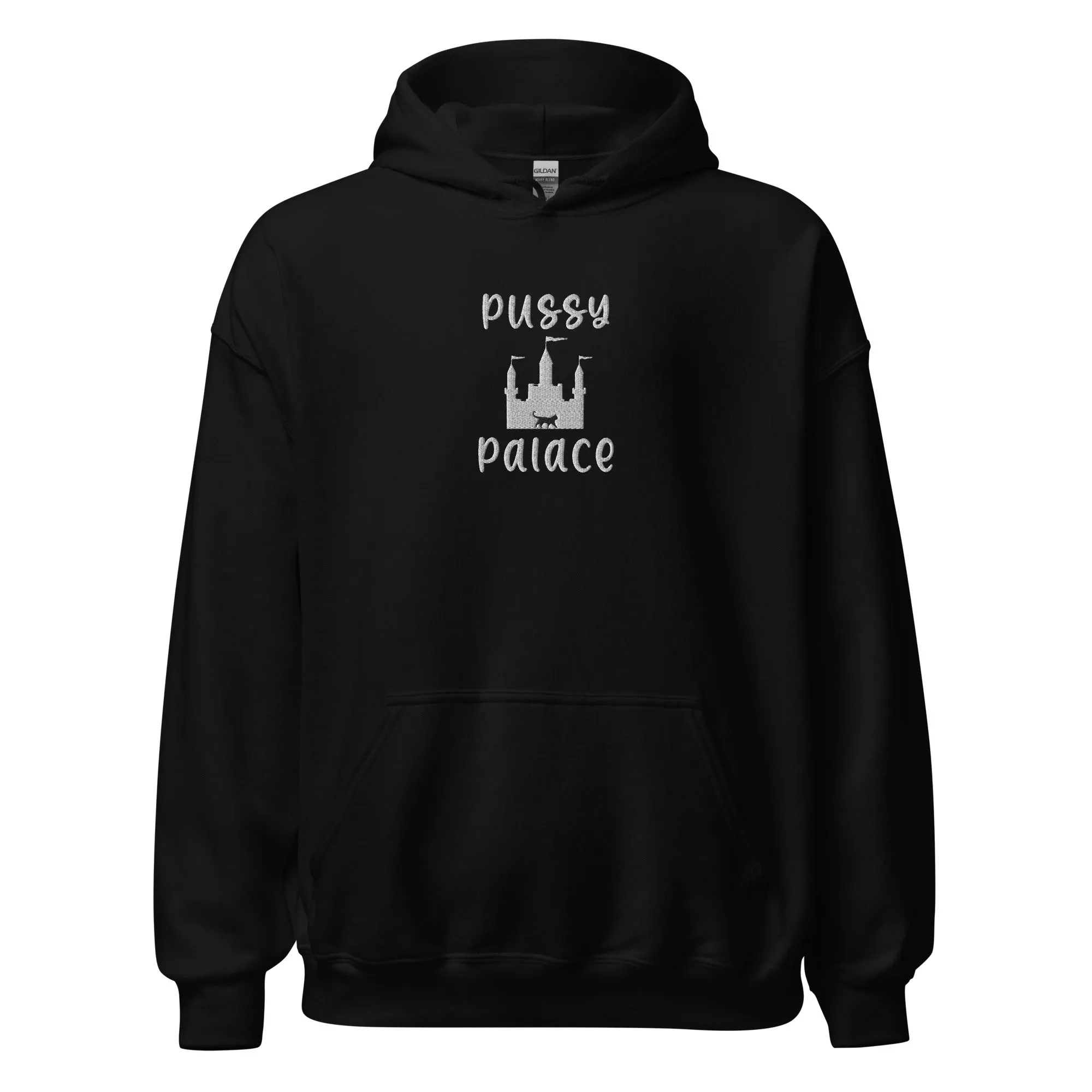 Pussy Palace Embroidered Unisex Hoodie
