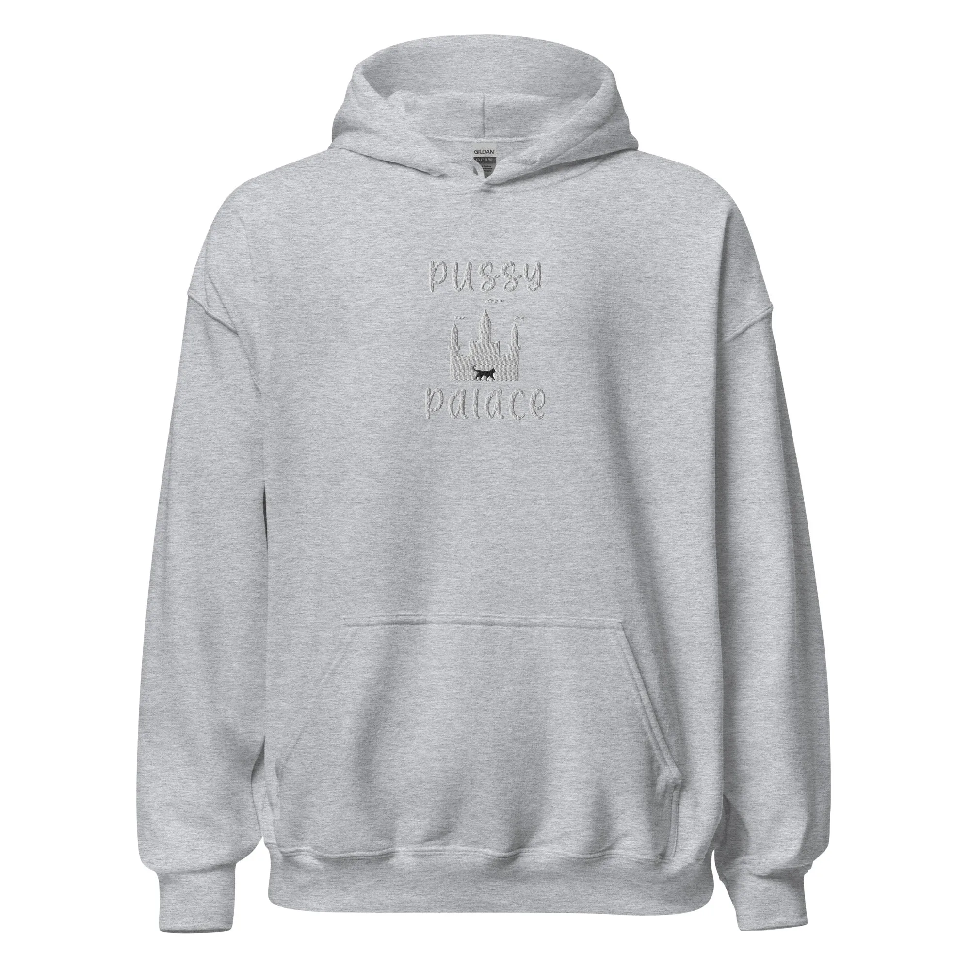 Pussy Palace Embroidered Unisex Hoodie