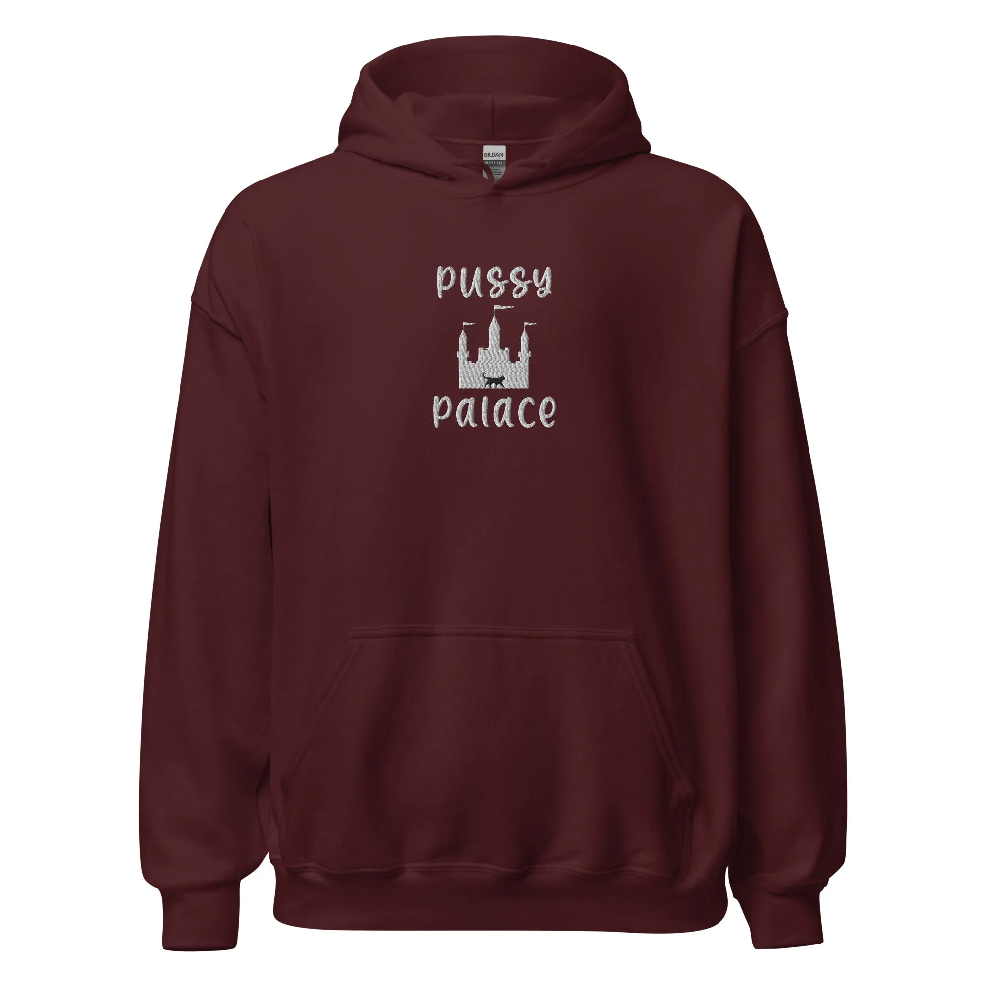 Pussy Palace Embroidered Unisex Hoodie