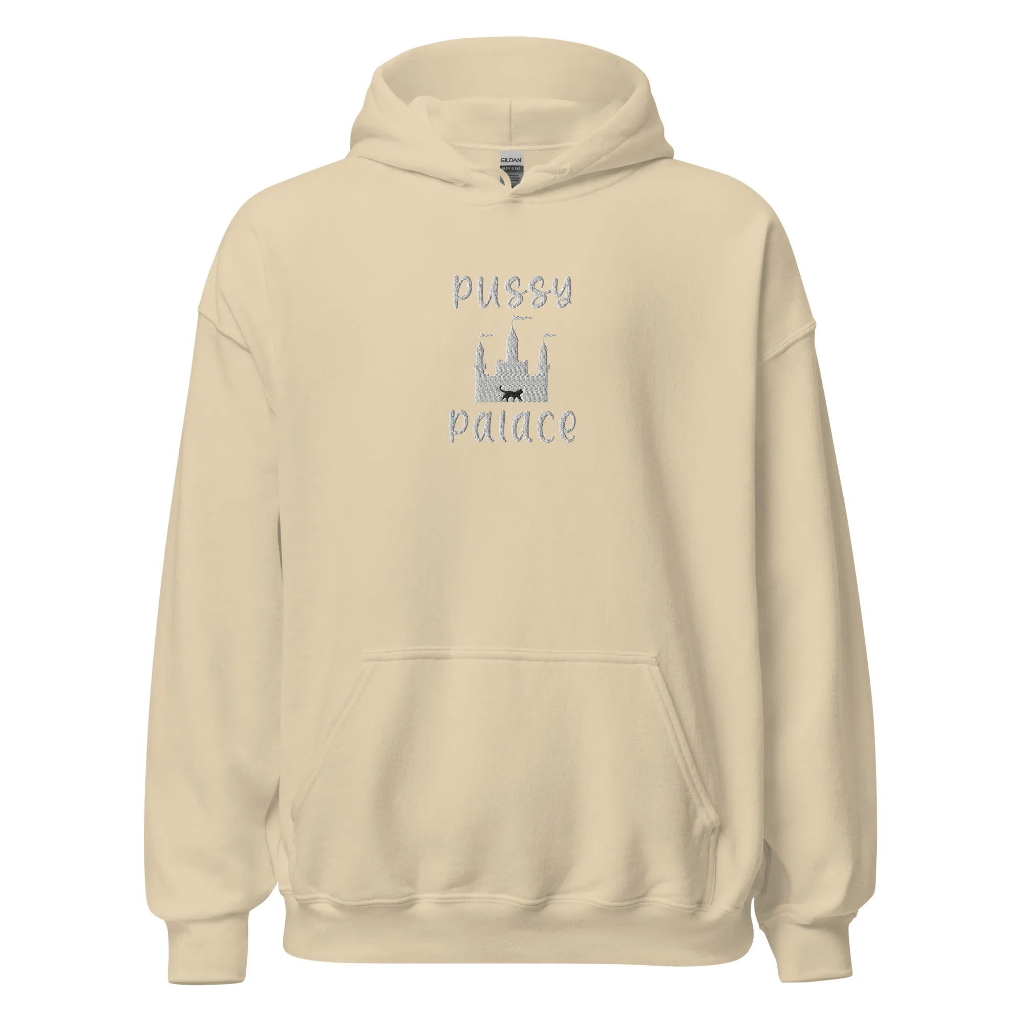 Pussy Palace Embroidered Unisex Hoodie
