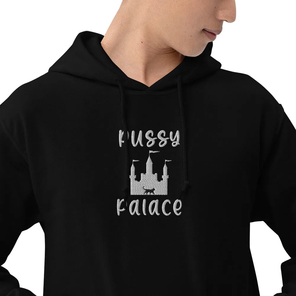 Pussy Palace Embroidered Unisex Hoodie