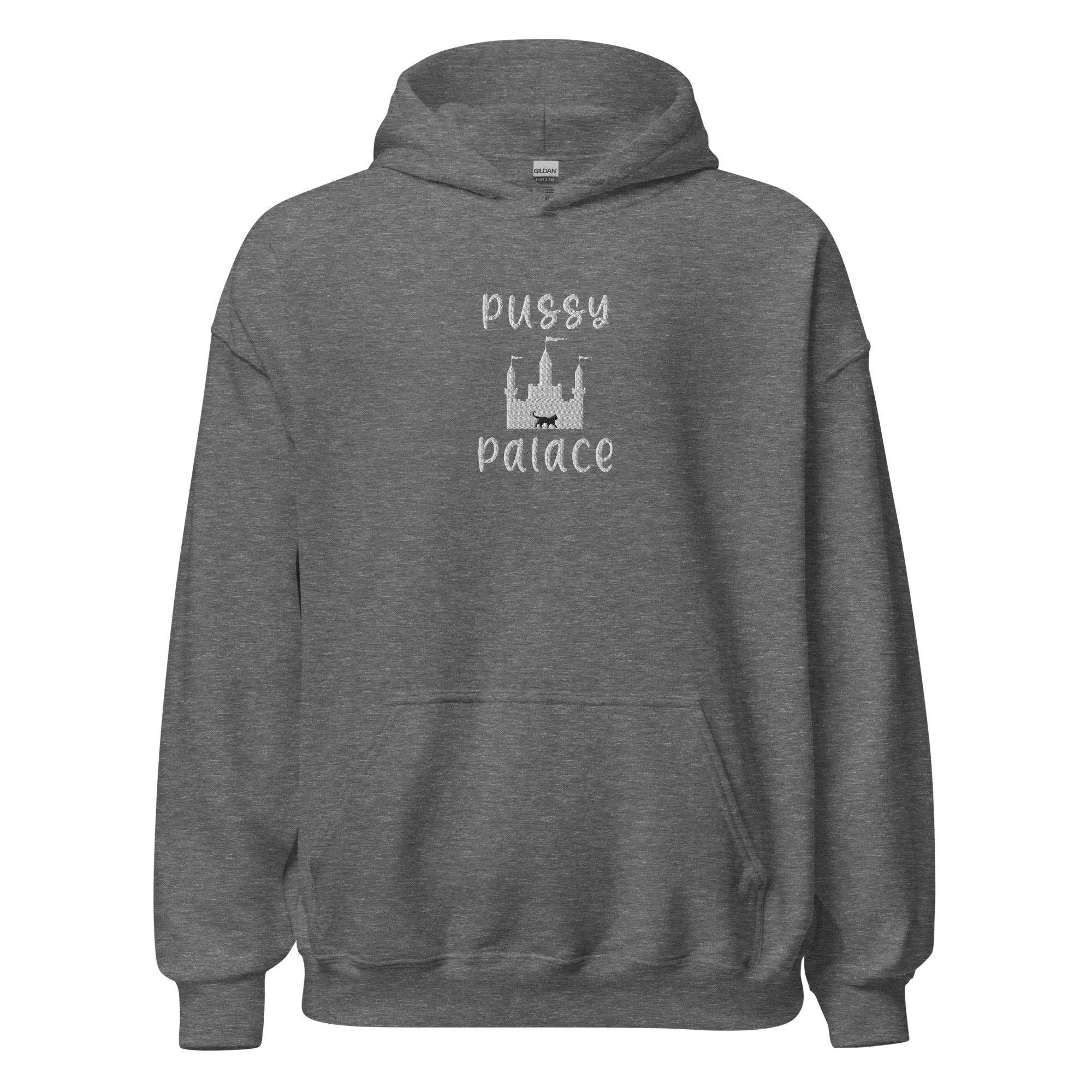 Pussy Palace Embroidered Unisex Hoodie