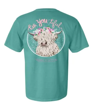 "Be-You-tiful" - Youth Comfort Colors Seafoam