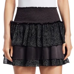 Ramy Brook Mini Tiered Ruffle Skirt