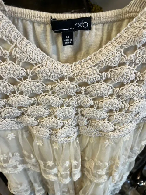 RBX Summer Lace Tanktop, size M. #1640