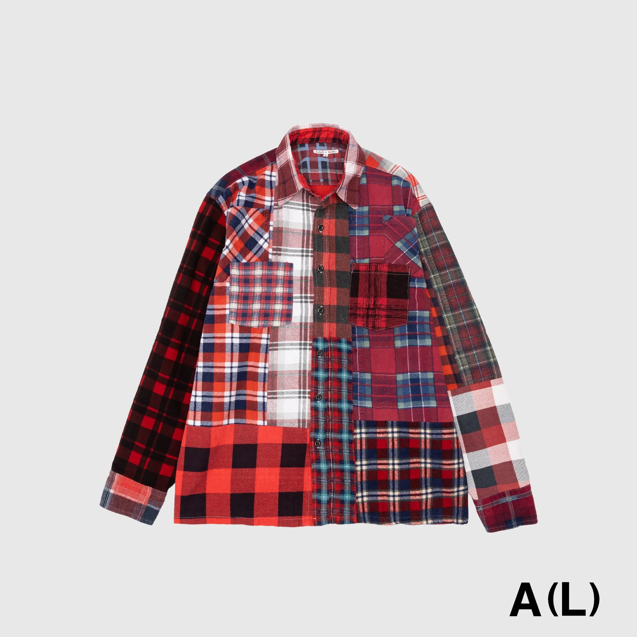 REBUILD BY NEEDLES FLANNEL SHIRT