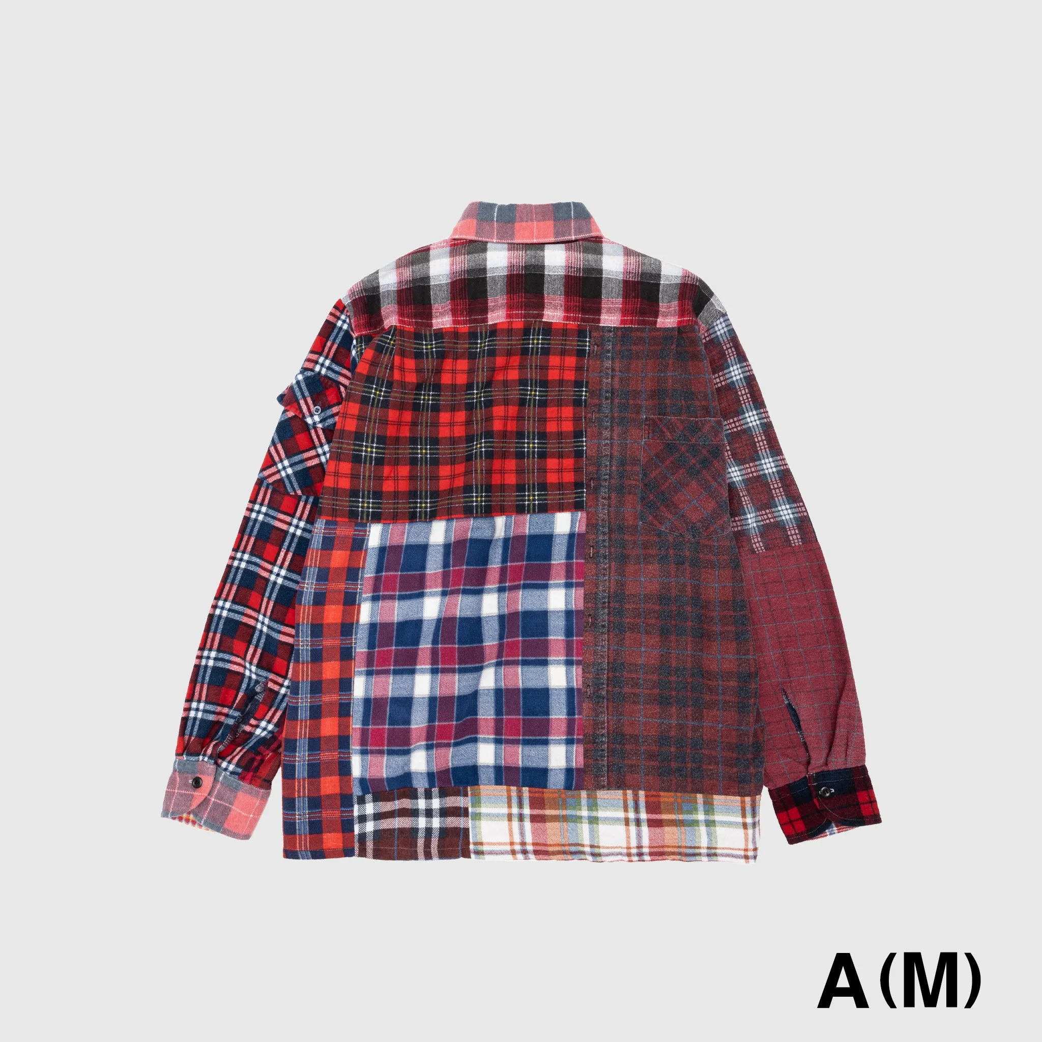 REBUILD BY NEEDLES FLANNEL SHIRT