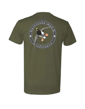 Red Leg Military Green T-Shirt