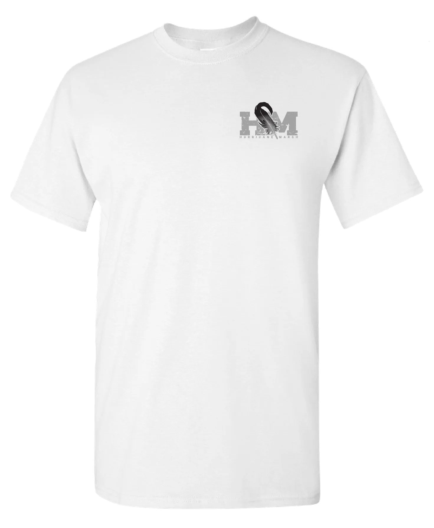 Red Leg White T-Shirt
