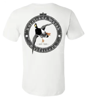 Red Leg White T-Shirt