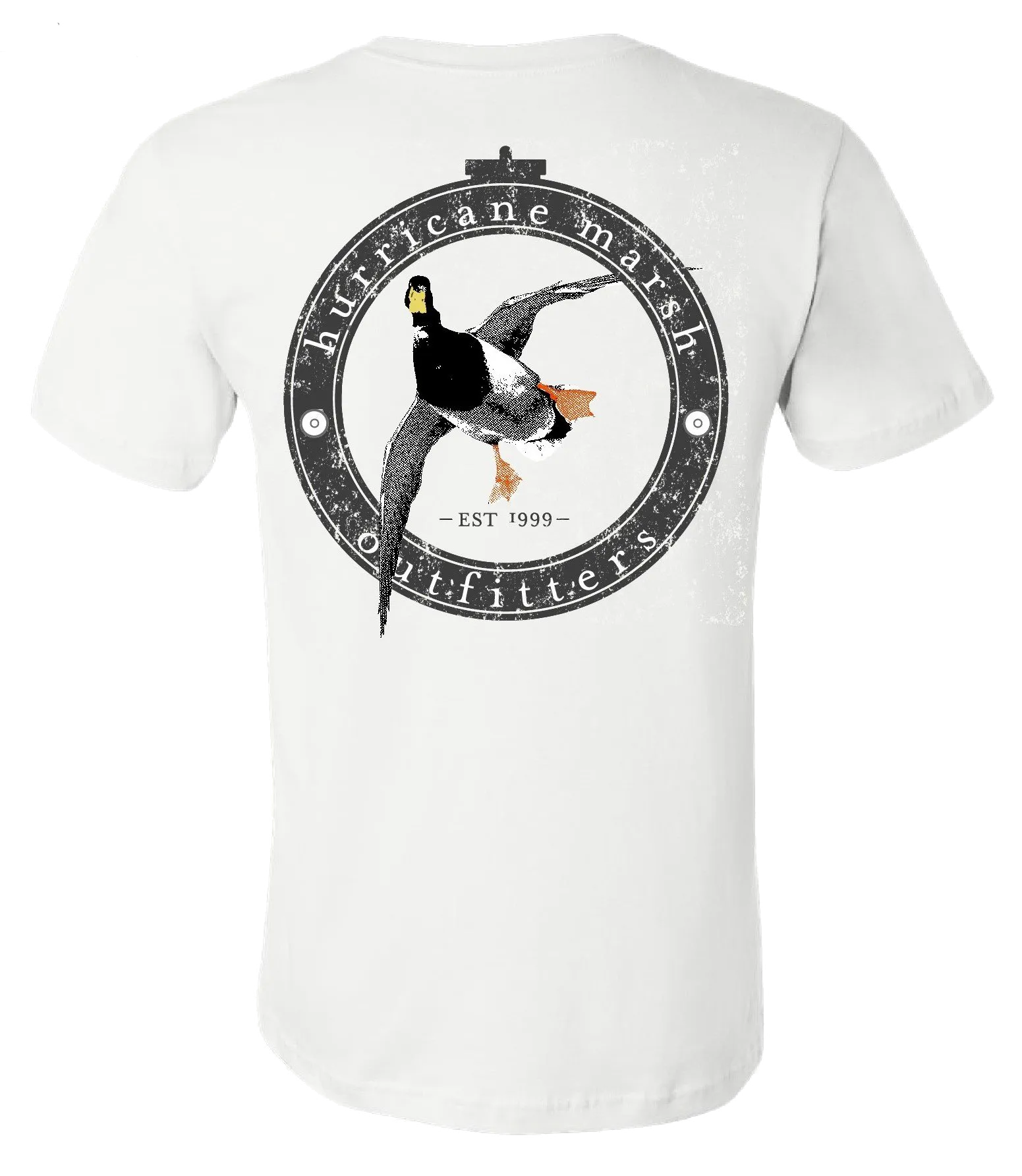 Red Leg White T-Shirt