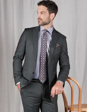 REMBRANDT 100% REDA WOOL COOPER SUIT JACKET AV9679JCG
