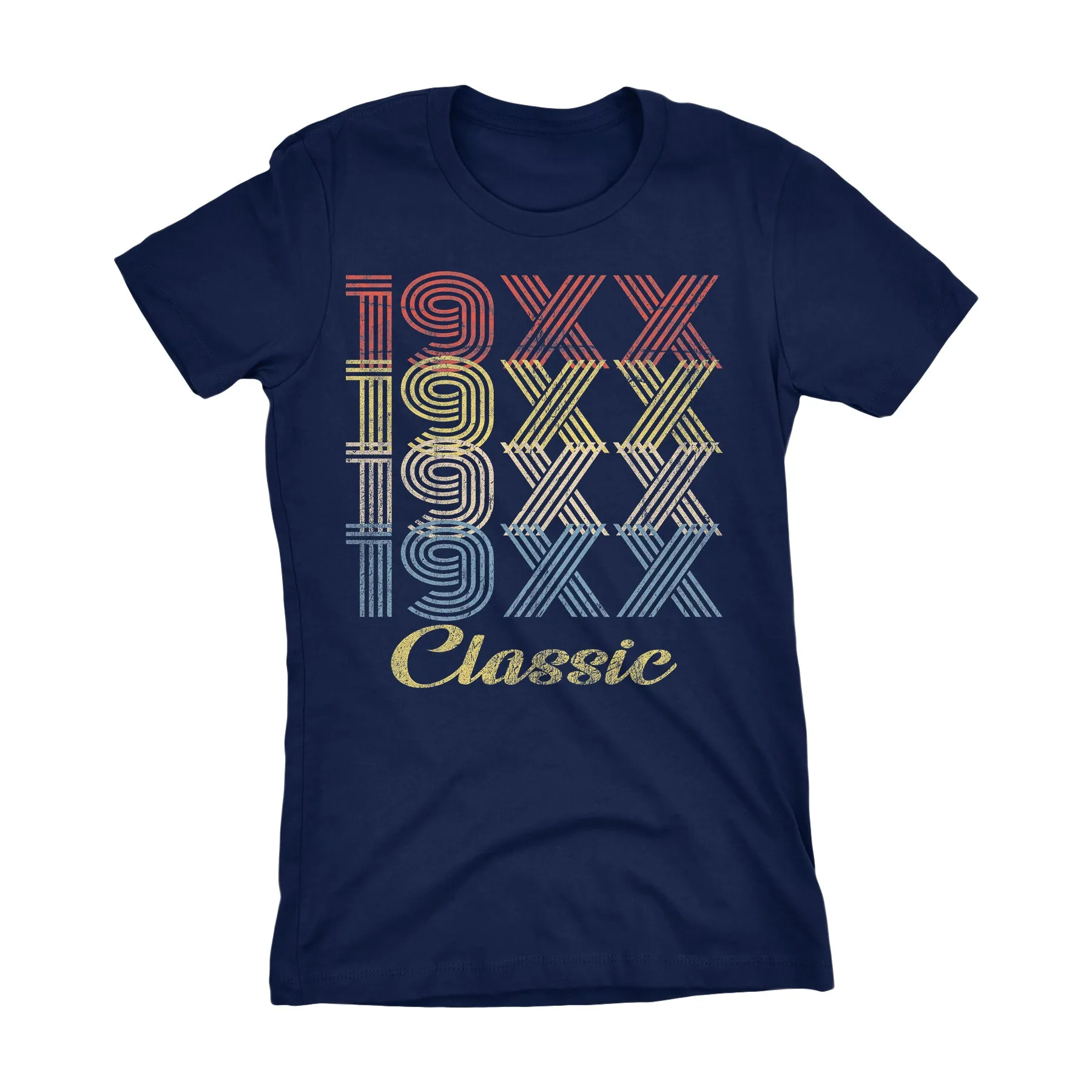 Retro Birthday - Classic 19XX - 003 - Womens