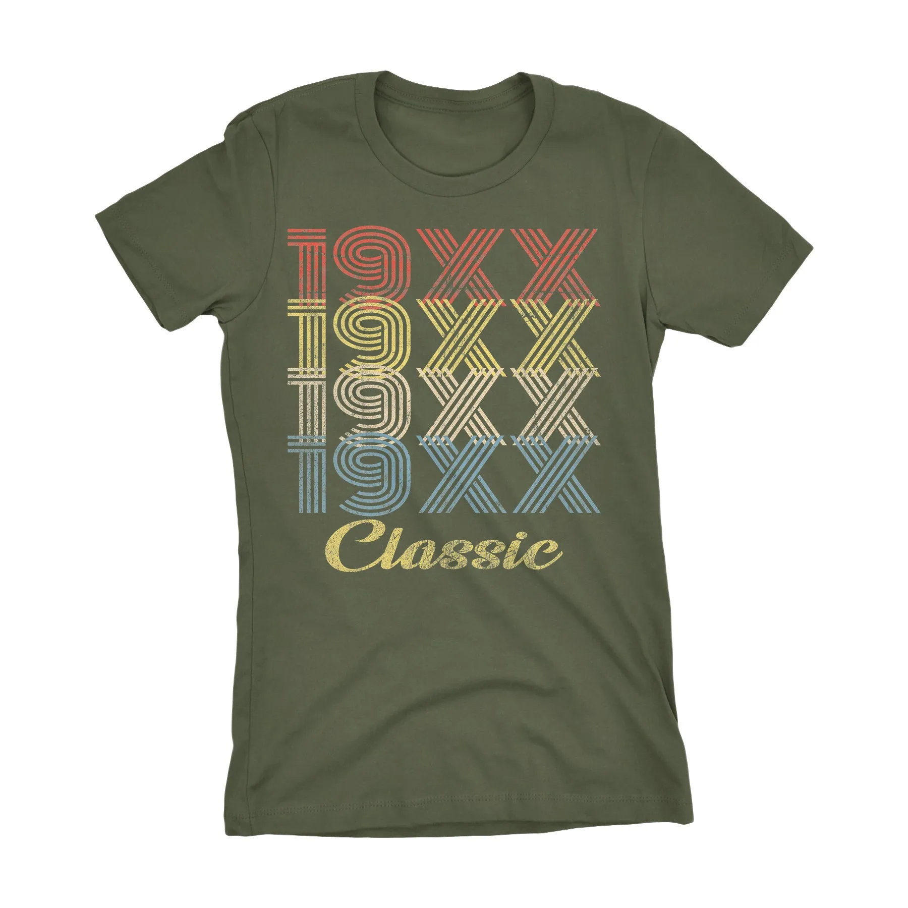 Retro Birthday - Classic 19XX - 003 - Womens
