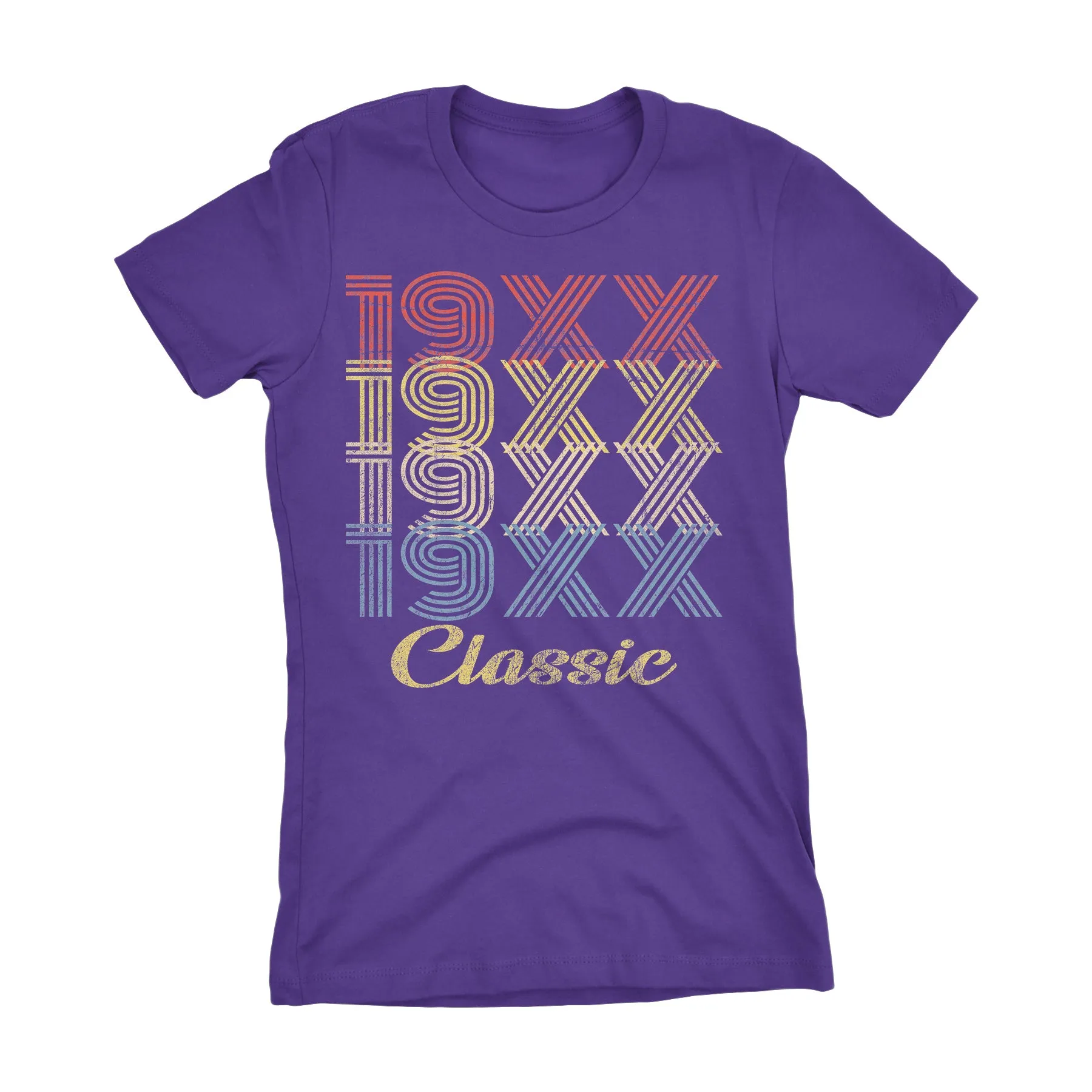 Retro Birthday - Classic 19XX - 003 - Womens